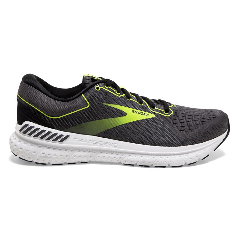 Brooks Transcend 7 Road Running Shoes - Men's - Black/Ebony/Nightlife (24968-EAPC)